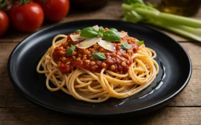 Spaghetti bolognese wege – przepis na pyszny wegański sos