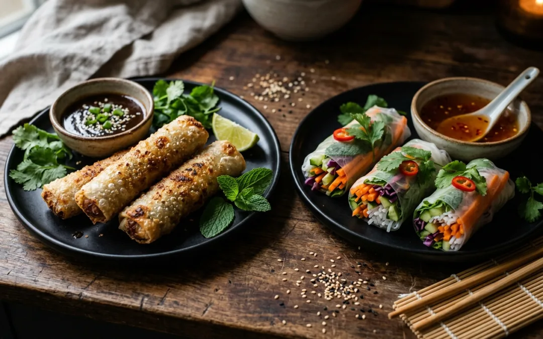 Przepis na spring rolls wege