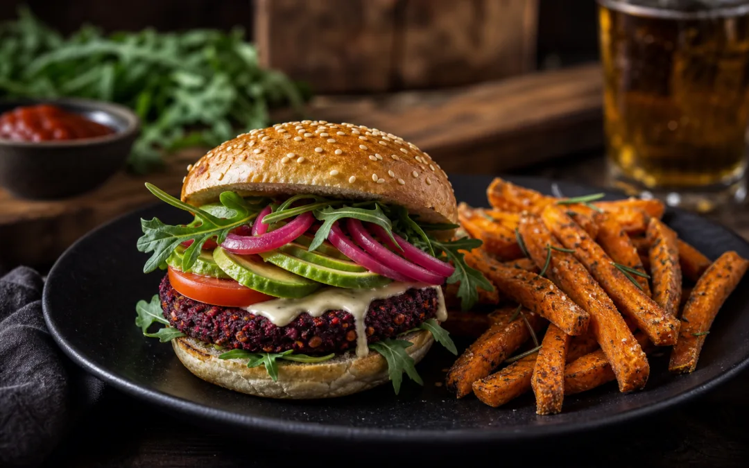 Wege burger z buraka – przepis na soczysty kotlet z buraka