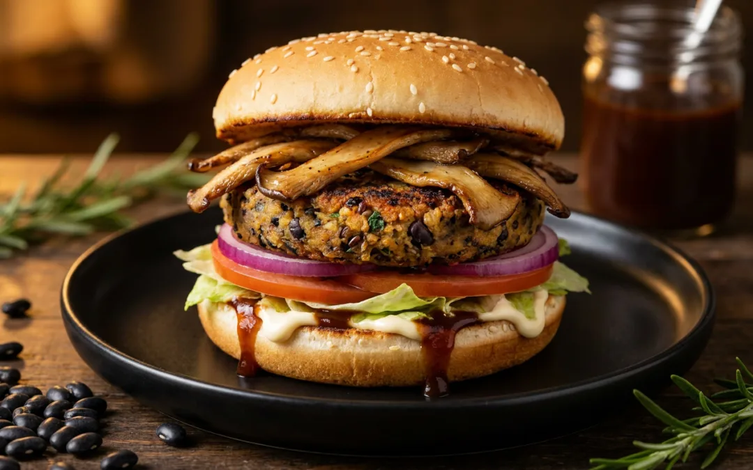 Burger drwala wege – przepis na roślinną wersję