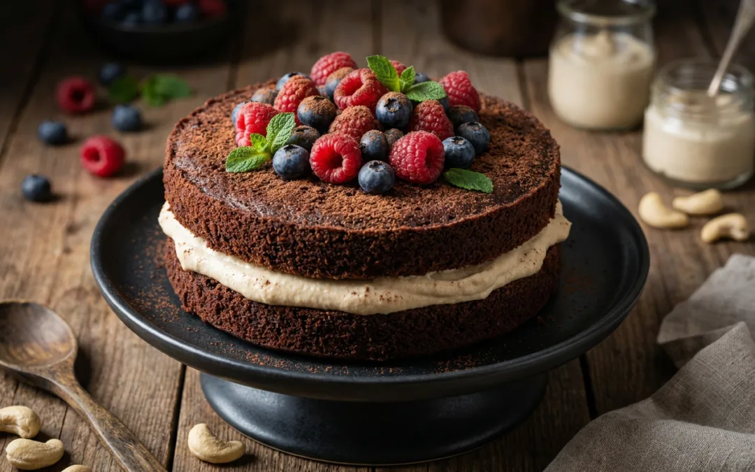 Przepis na wegański tort