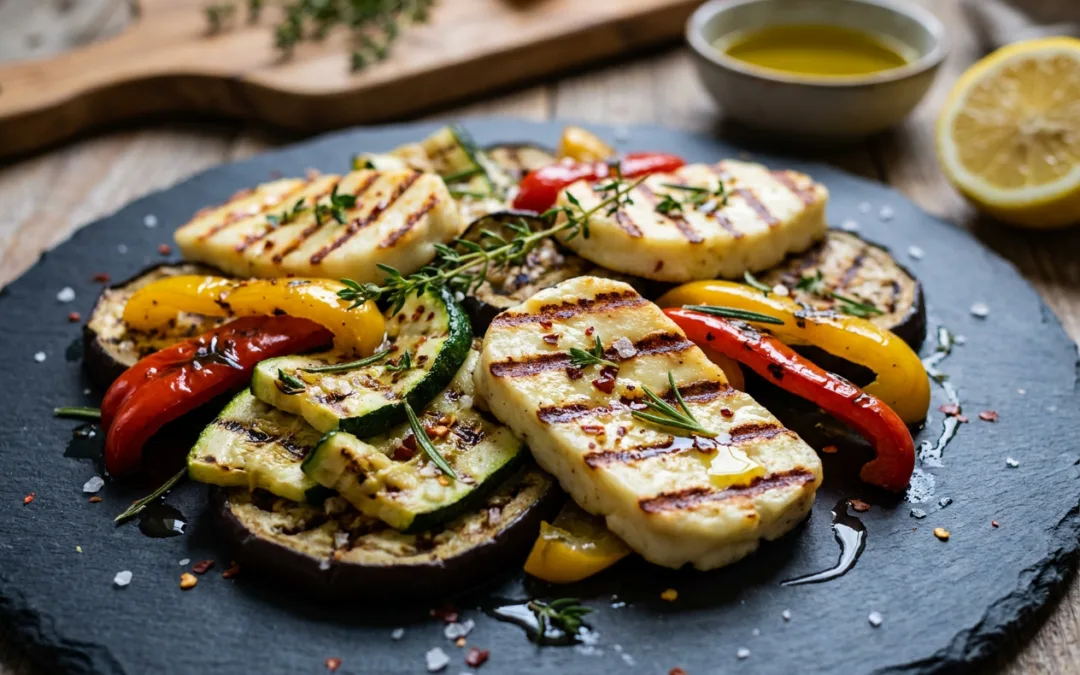 Wege grill – przepis na grillowane warzywa i halloumi