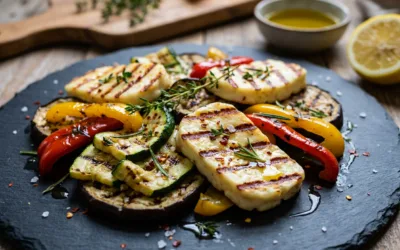 Wege grill – przepis na grillowane warzywa i halloumi